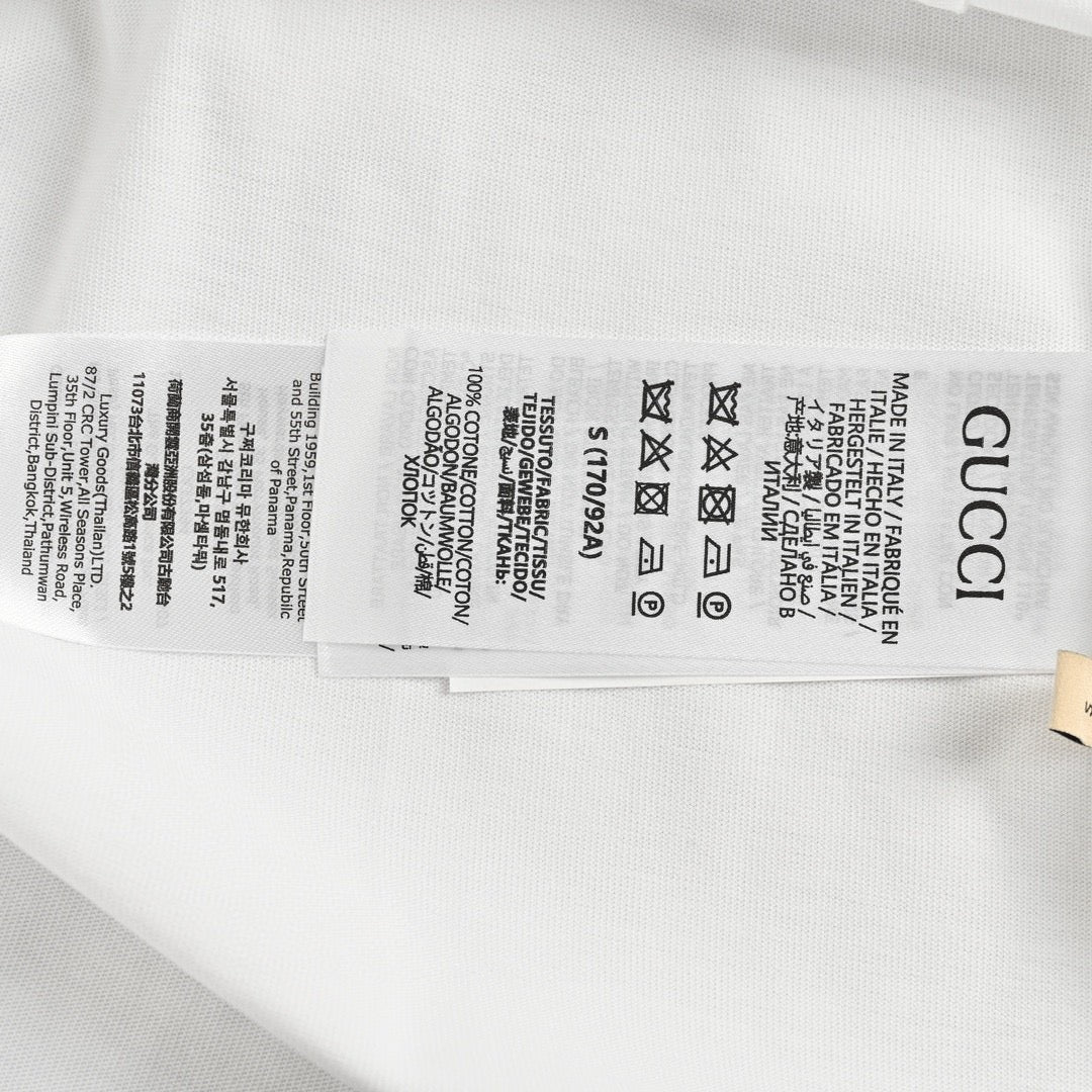 Gucci White T-Shirt with Firenze 1921 Logo - Phantom Kicks
