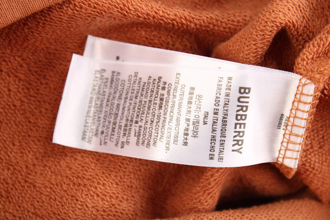 Burberry Brown Hoodie with Logo Patch - Phantom Kicks