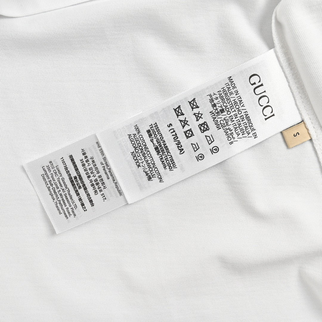 Gucci White T-Shirt with Firenze 1921 Logo - Phantom Kicks