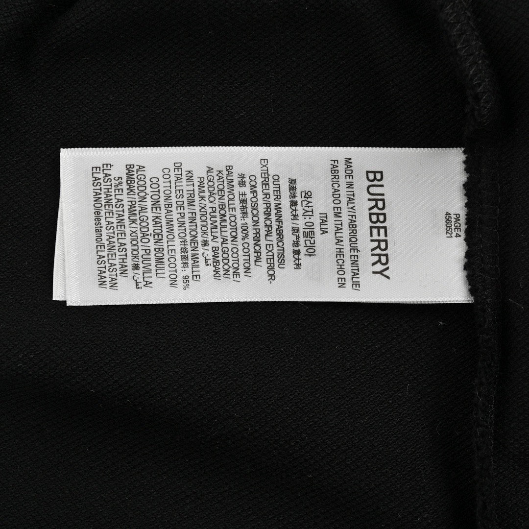 Burberry Monogram Logo Black Polo Shirt - Phantom Kicks