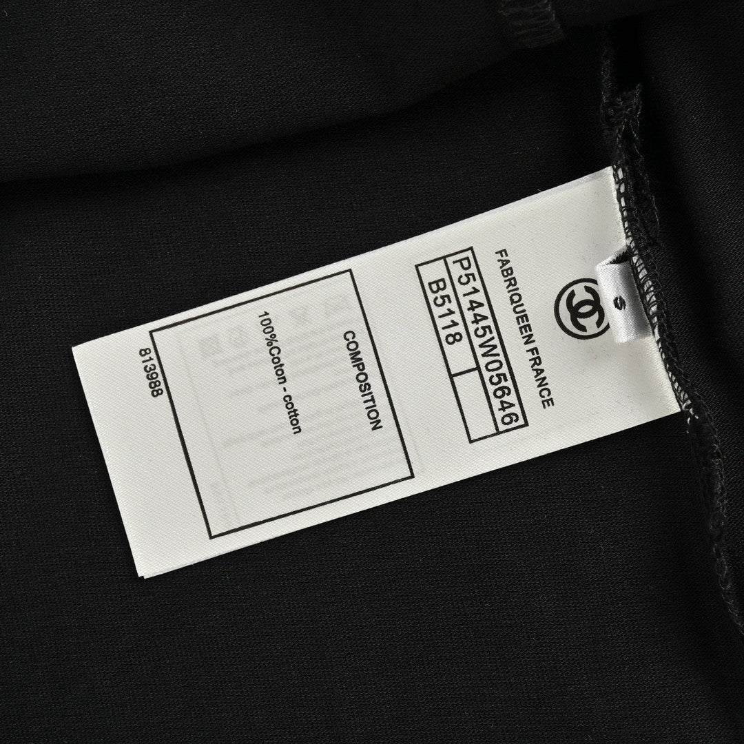 Chanel Classic Logo T-Shirt in Black - Phantom Kicks