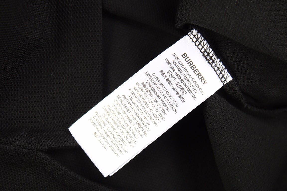 Burberry England Logo Polo Shirt - Black - Phantom Kicks