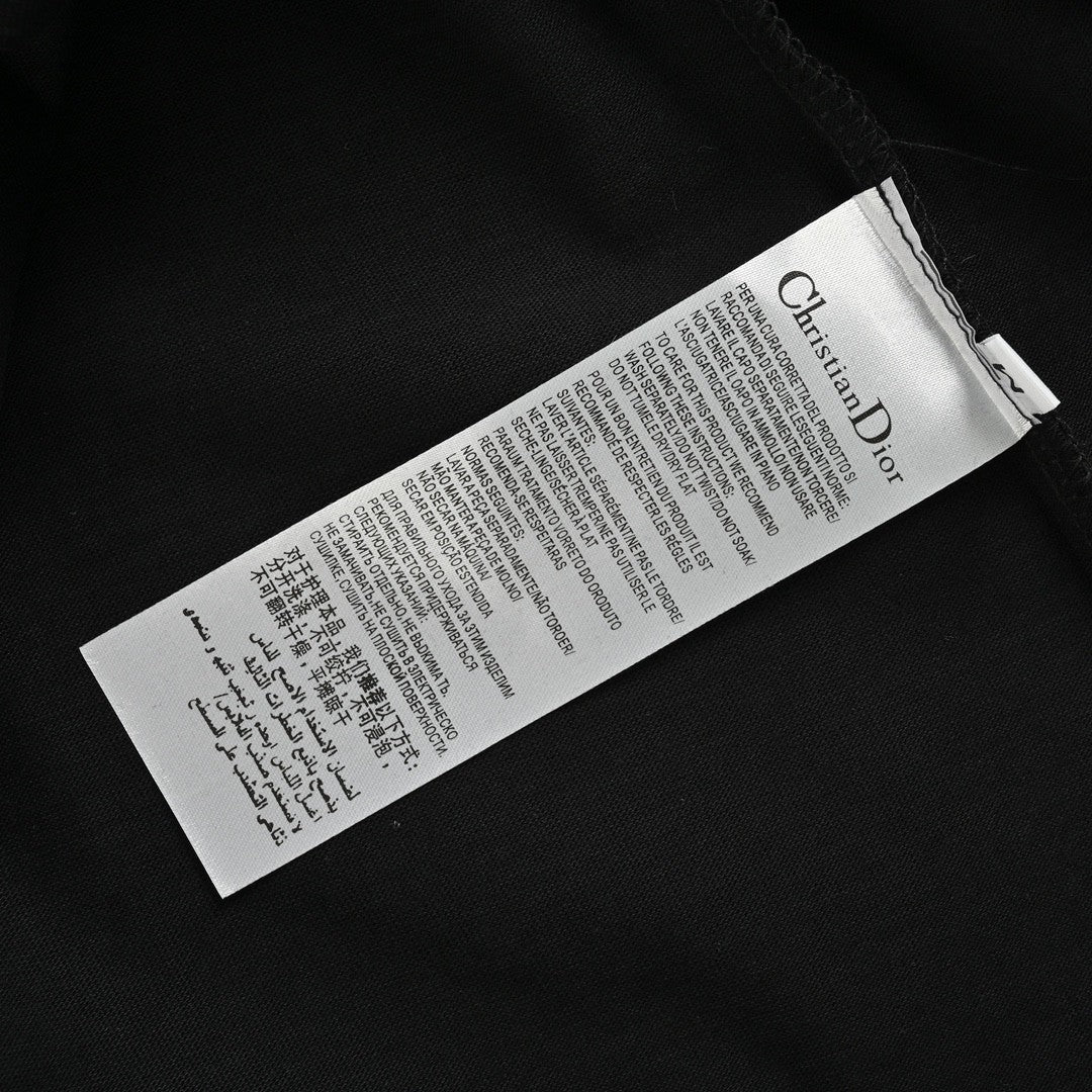 Dior Oversized White Logo Black T-Shirt - Phantom Kicks