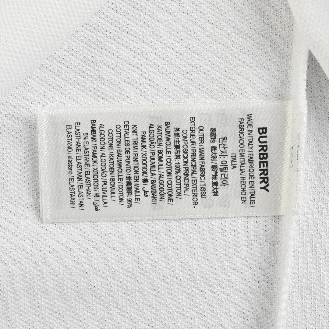 Burberry Monogram Logo Polo Shirt (White) - Phantom Kicks