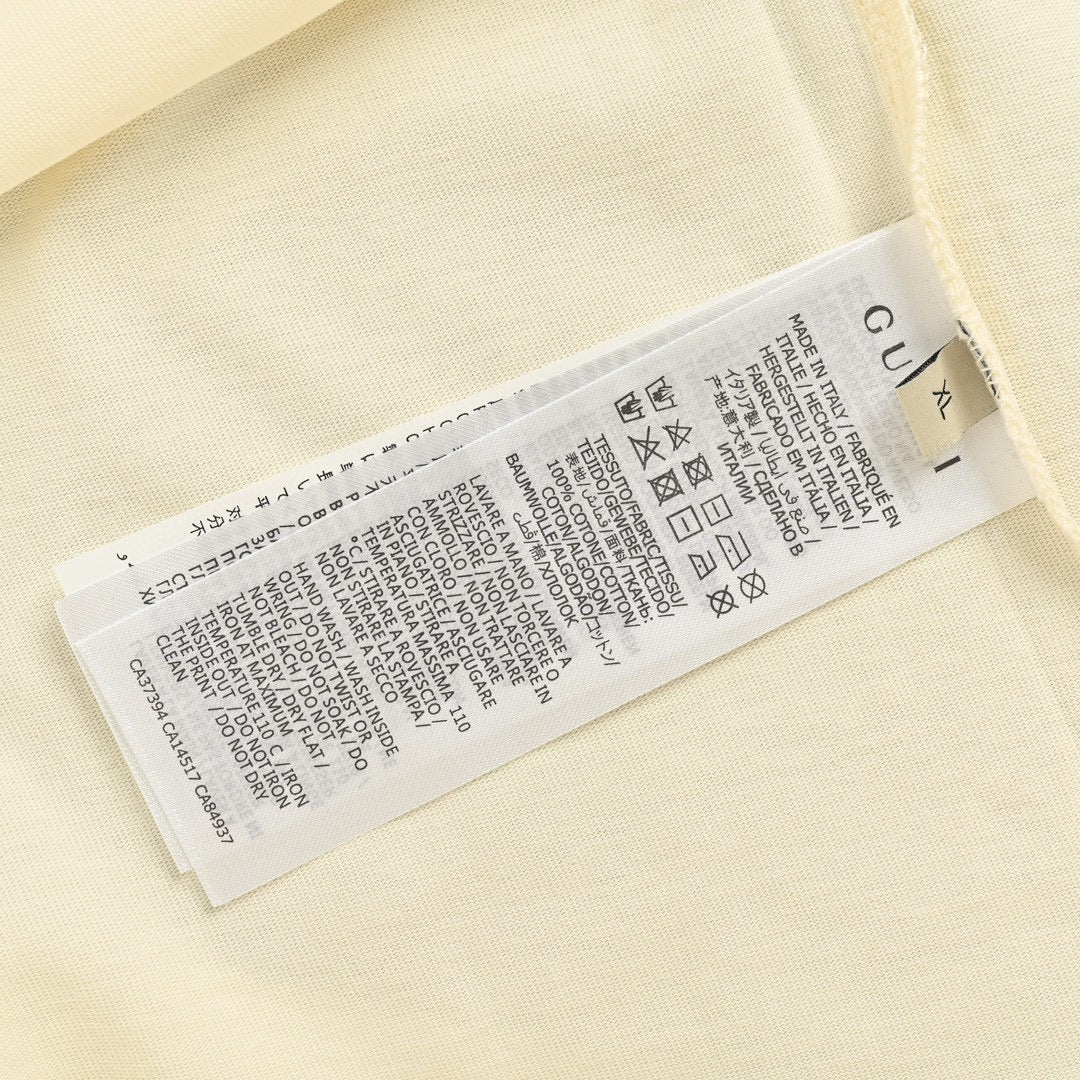 Gucci Triangle Logo Beige T-Shirt - Phantom Kicks