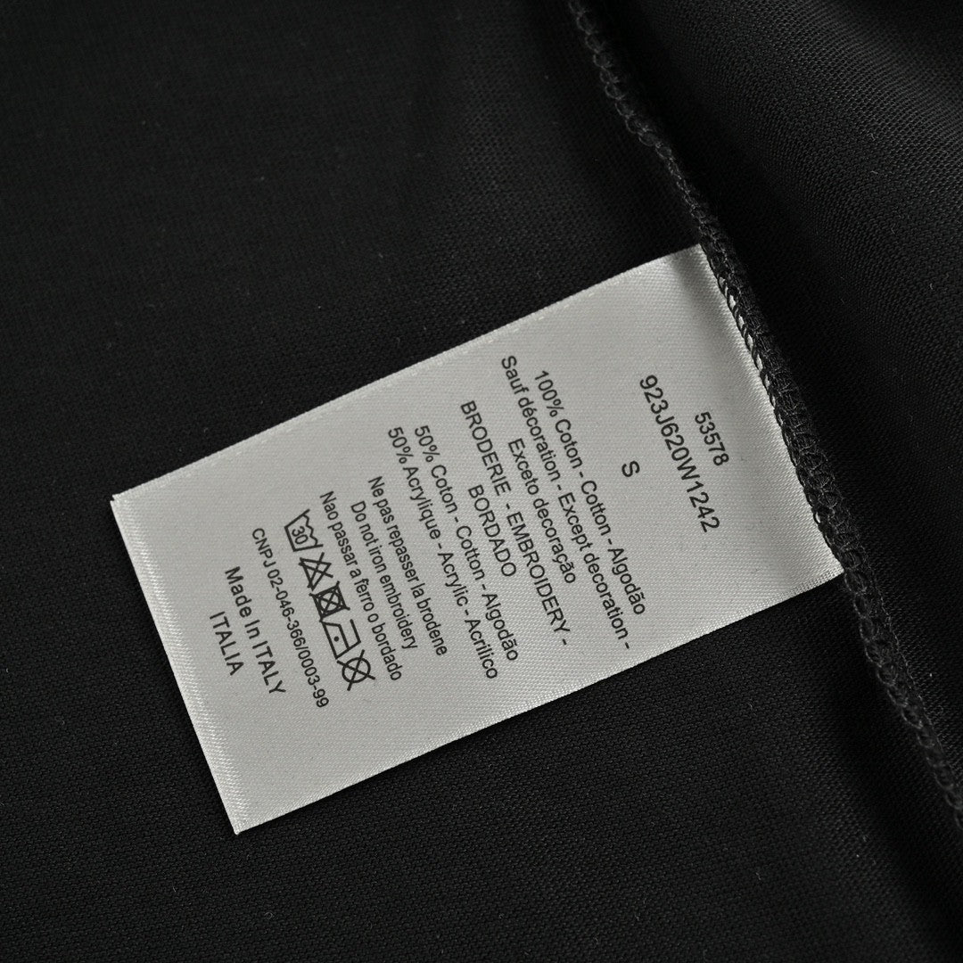Dior Safety Pin Logo Black T-Shirt - Phantom Kicks