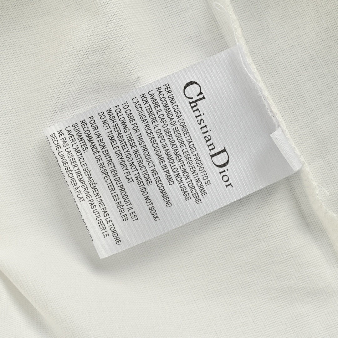 Dior Oversized Grey Logo White T-Shirt - Phantom Kicks
