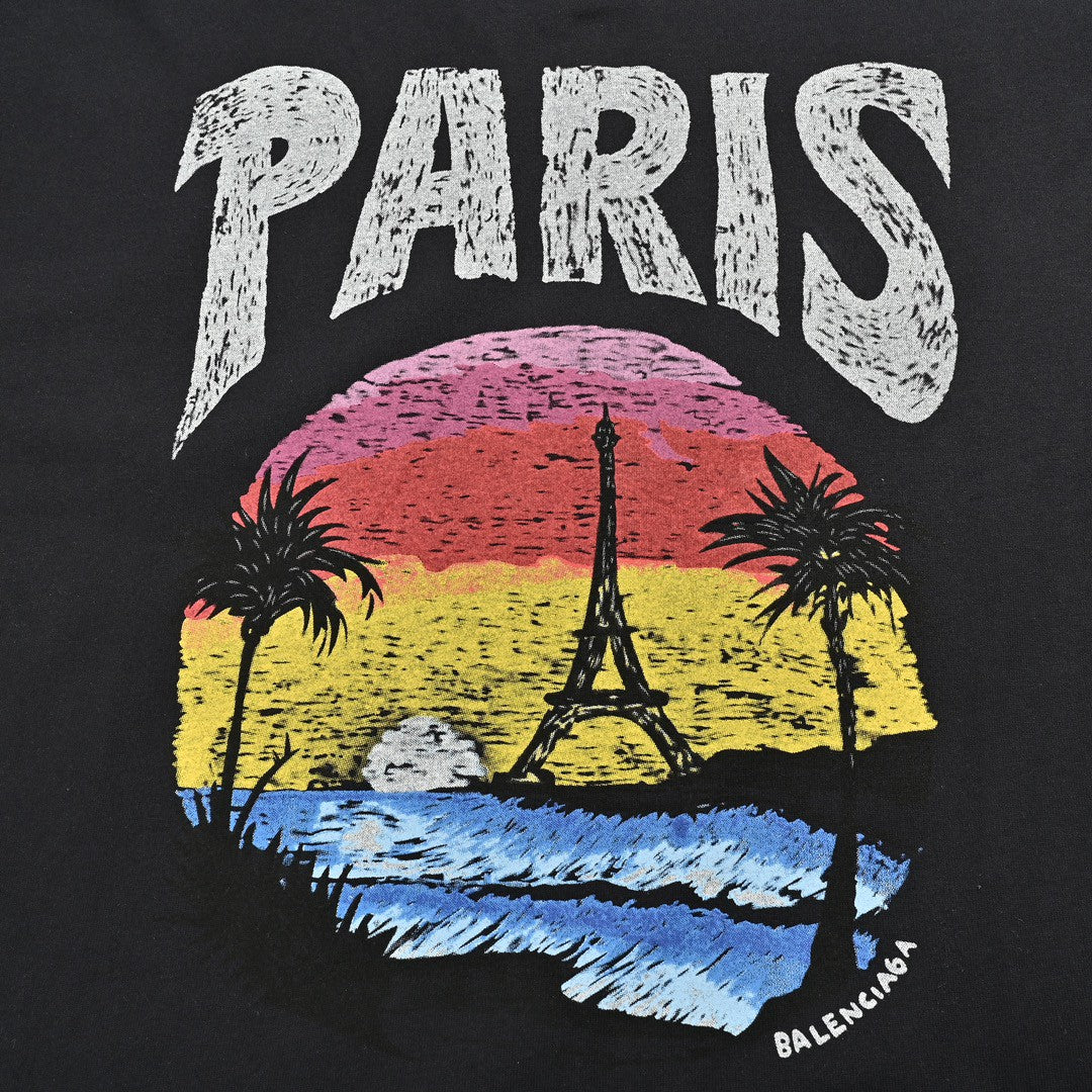 Balenciaga Paris Graphic T-Shirt - Phantom Kicks
