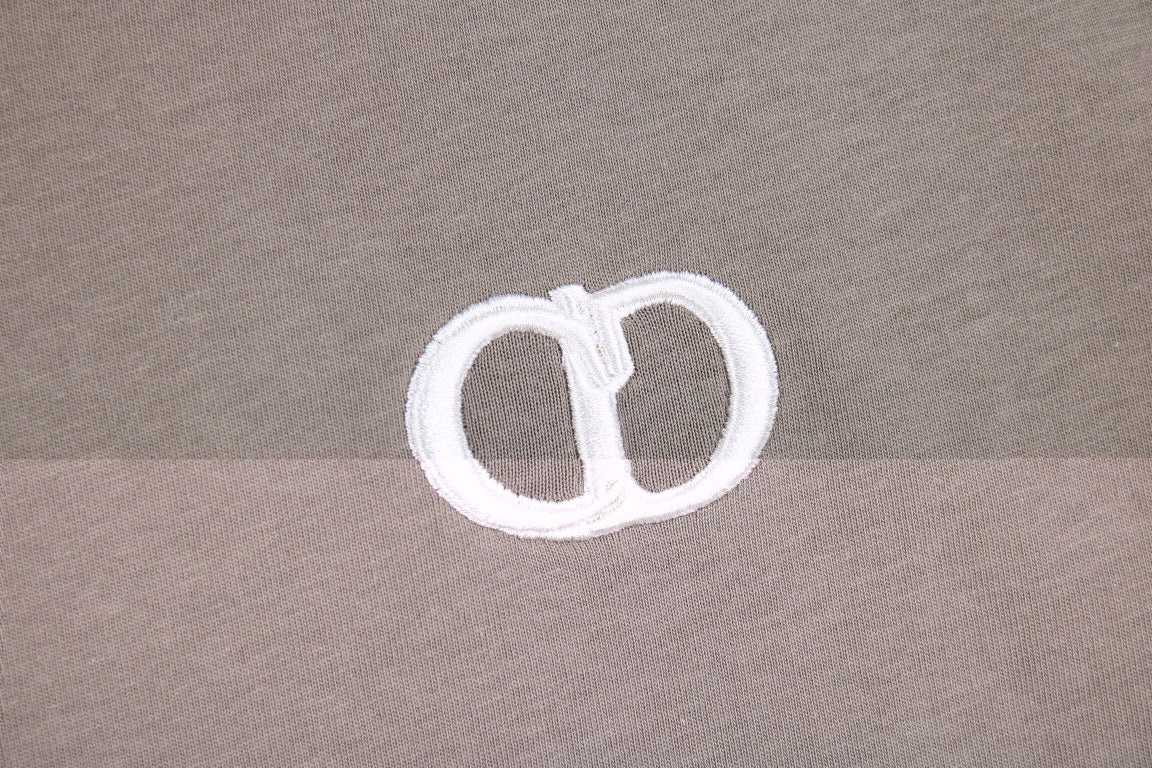Dior Double D Logo T-Shirt (Khaki) - Phantom Kicks