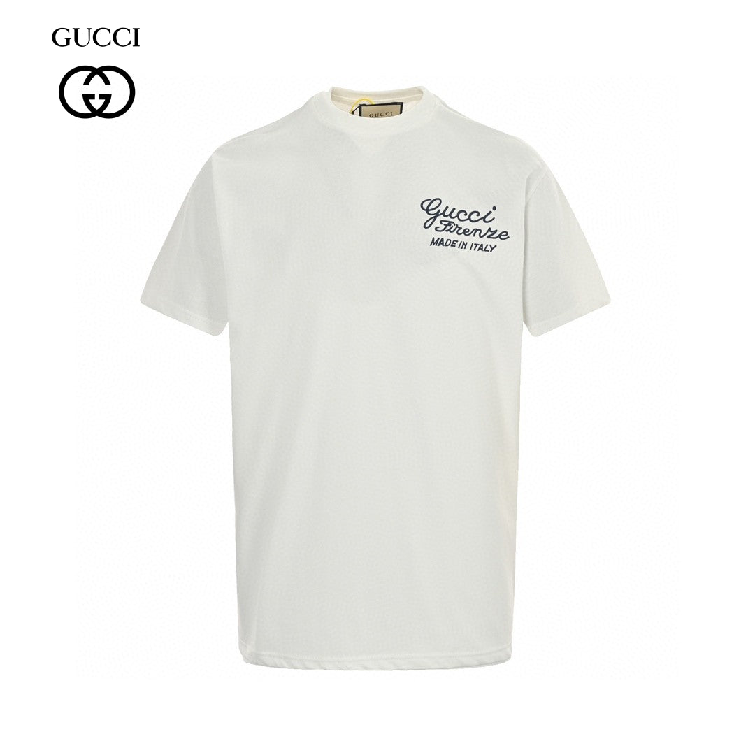 Gucci White T-Shirt with Script Logo - Phantom Kicks