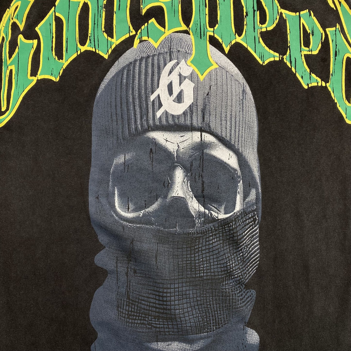 GODSPEED BALACLAVA SZN T-SHIRT WASHED BLACK - Phantom Kicks