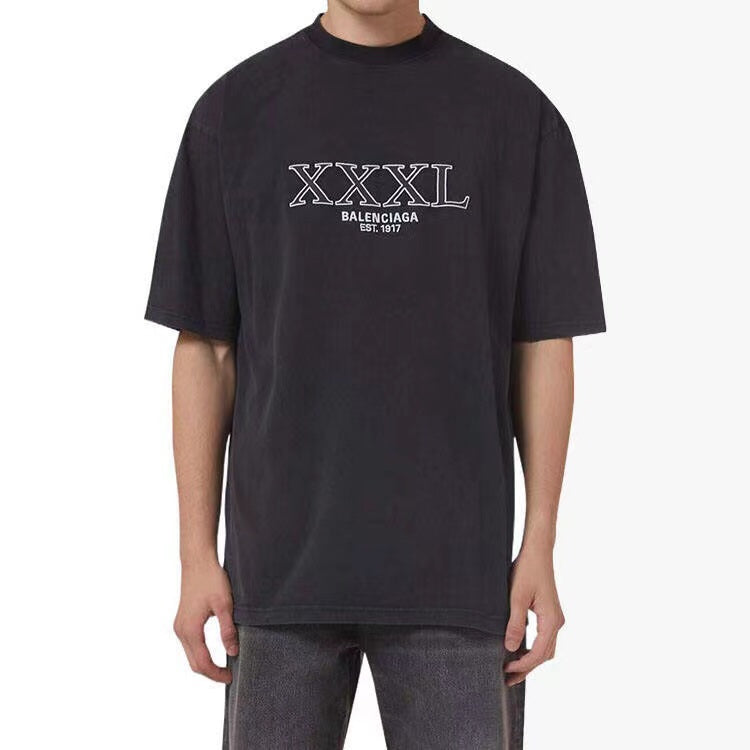 BALENCIAGA XXXL LOGO T-SHIRT BLACK - Phantom Kicks