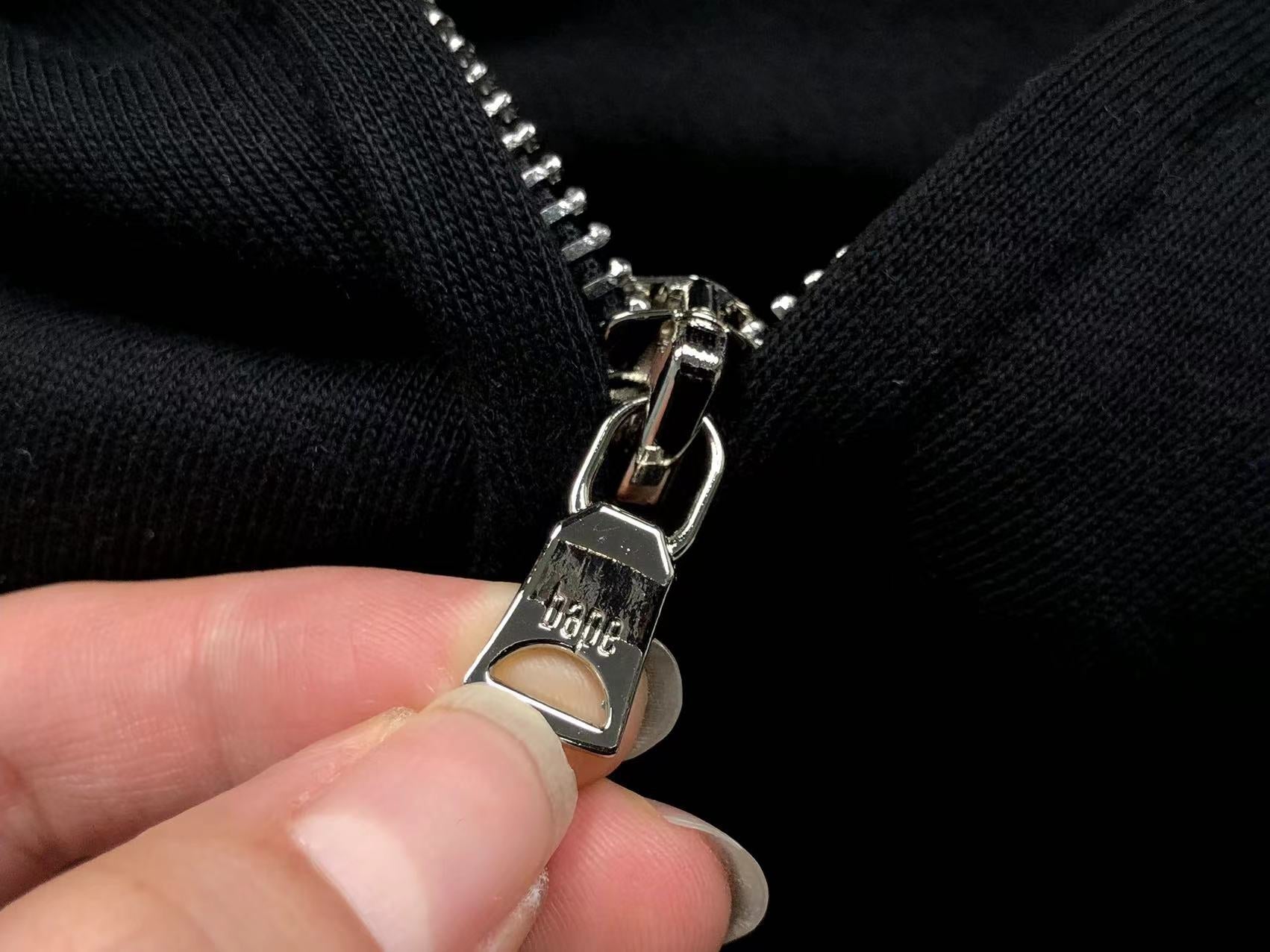 BAPE SHARK FULL ZIP HOODIE BLACK - Phantom Kicks