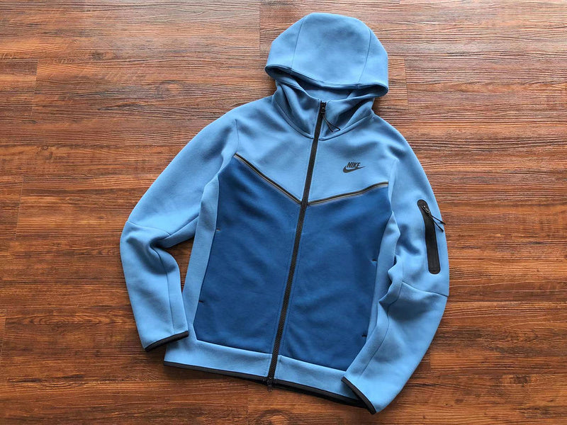 NIKE TECH FLEECE HOODIE x DUTCH BLUE/COURT BLUE - Phantom Kicks