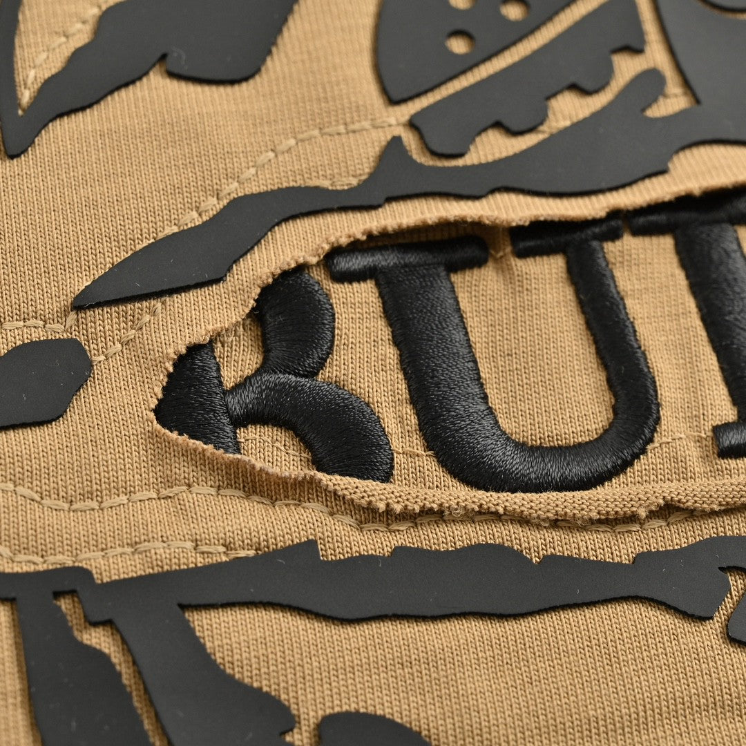Burberry T-Shirt - Tan with Graphic Design - Phantom Kicks