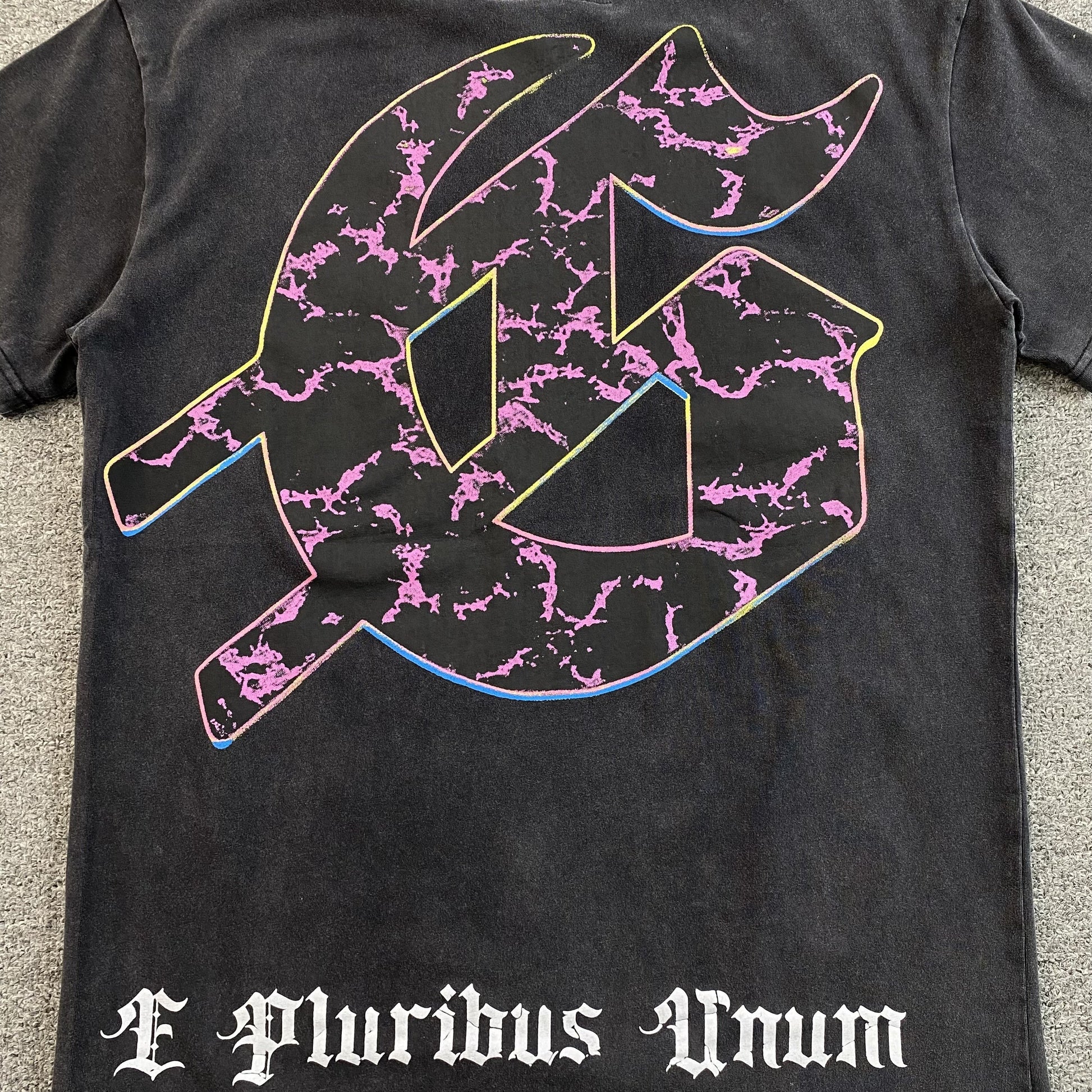 GODSPEED ROCK DREAMS T-SHIRT WASHED BLACK - Phantom Kicks