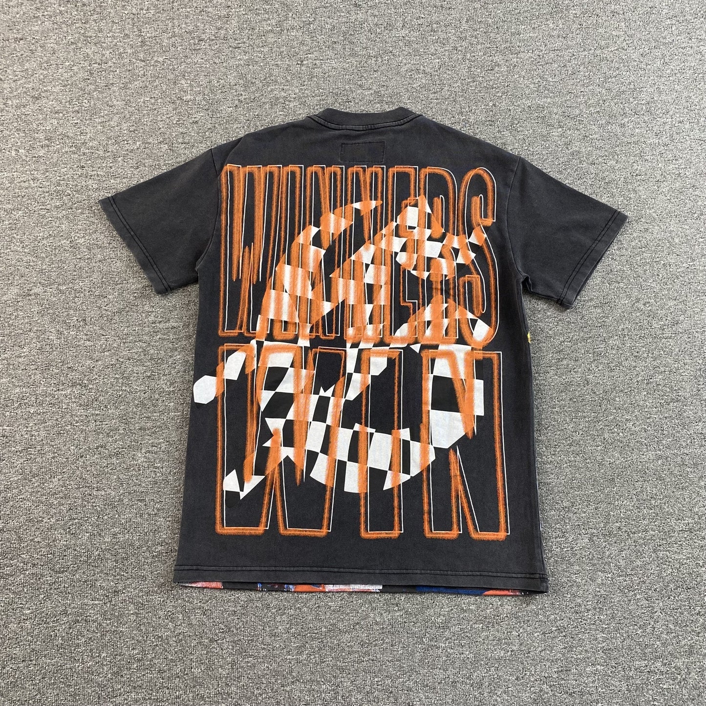 GODSPEED VICTORY TOAST T-SHIRT WASHED BLACK - Phantom Kicks
