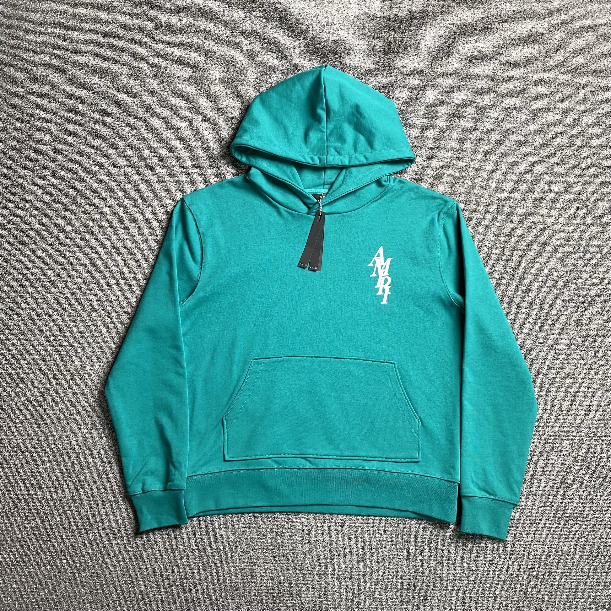 AMIRI LETTER LOGO HOODIE CERULEAN - Phantom Kicks