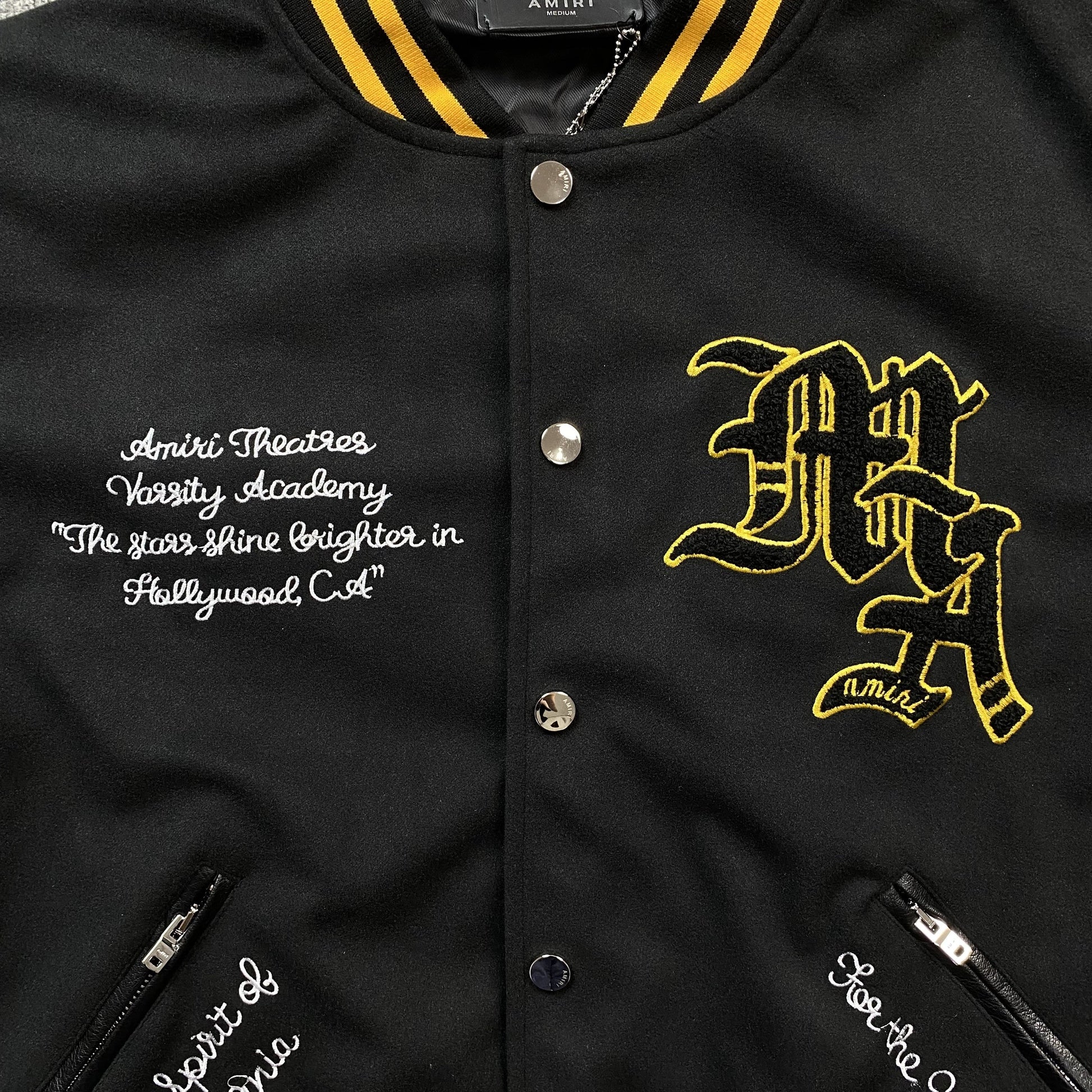AMIRI LION VARSITY JACKET - Phantom Kicks
