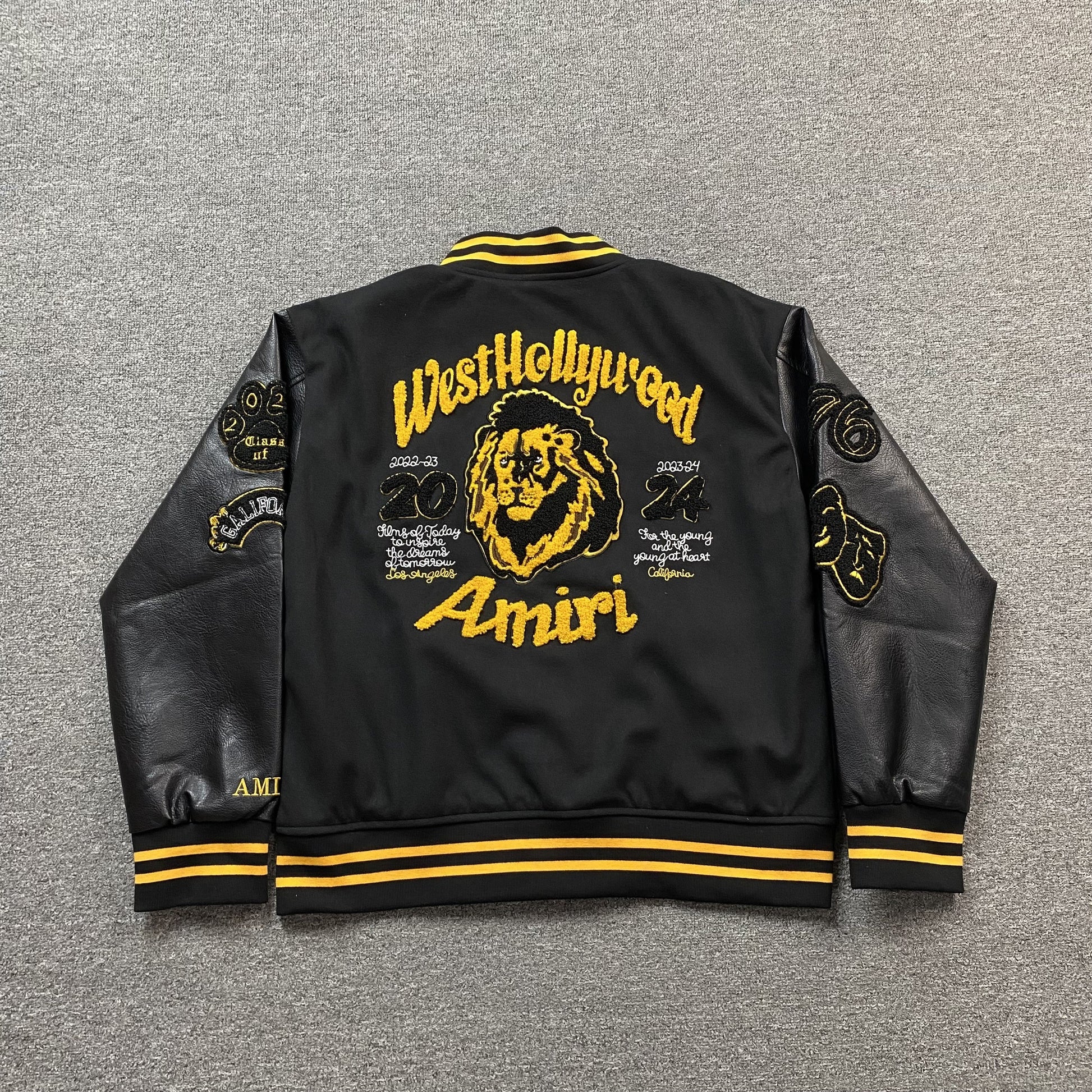 AMIRI LION VARSITY JACKET - Phantom Kicks