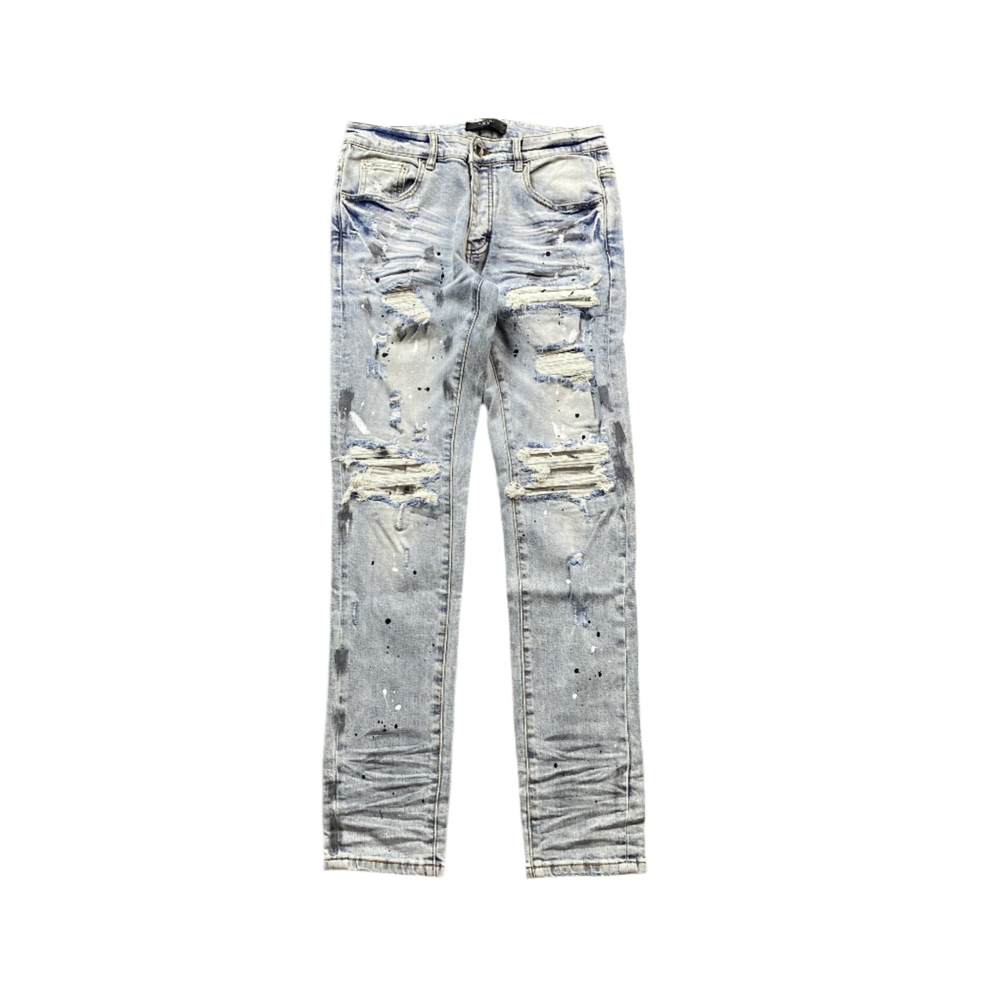 AMIRI MX1 PAINTER JEANS BLUE - Phantom Kicks