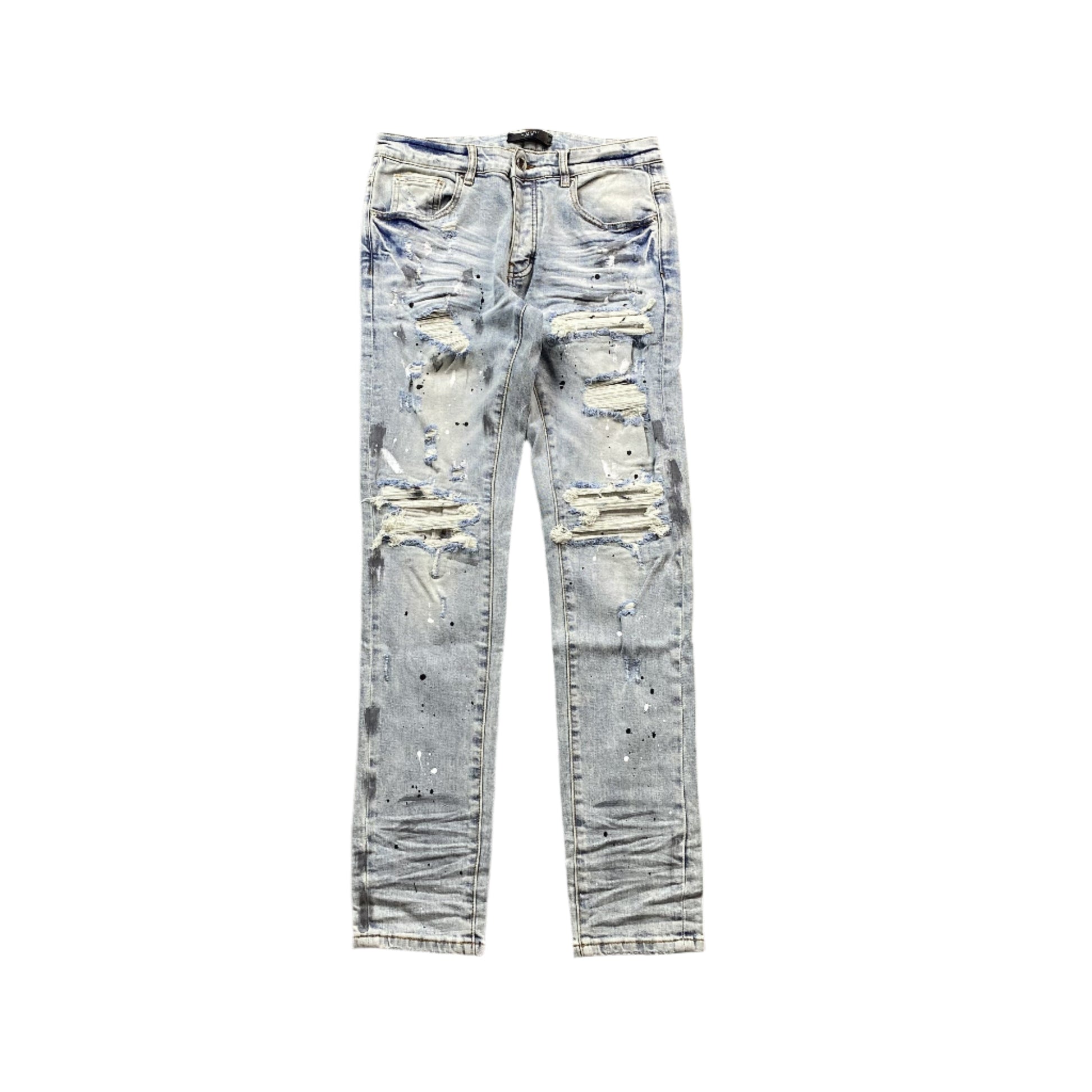 AMIRI MX1 PAINTER JEANS BLUE - Phantom Kicks
