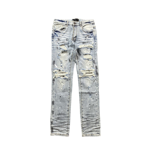 AMIRI MX1 PAINTER JEANS BLUE - Phantom Kicks
