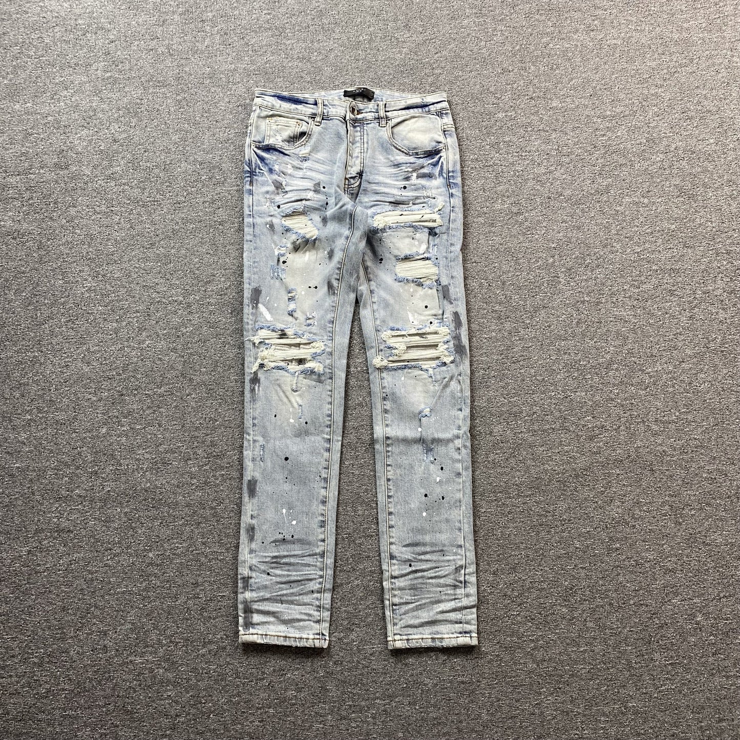 AMIRI MX1 PAINTER JEANS BLUE - Phantom Kicks