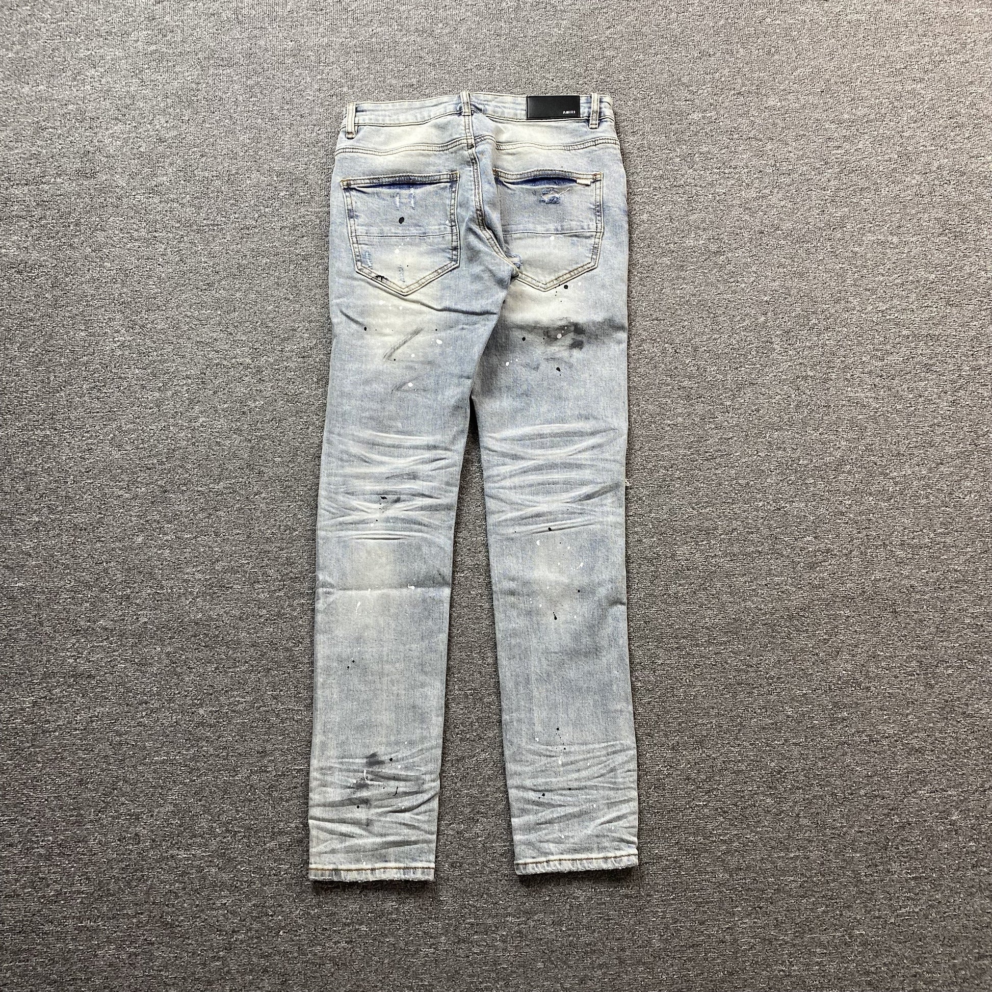 AMIRI MX1 PAINTER JEANS BLUE - Phantom Kicks