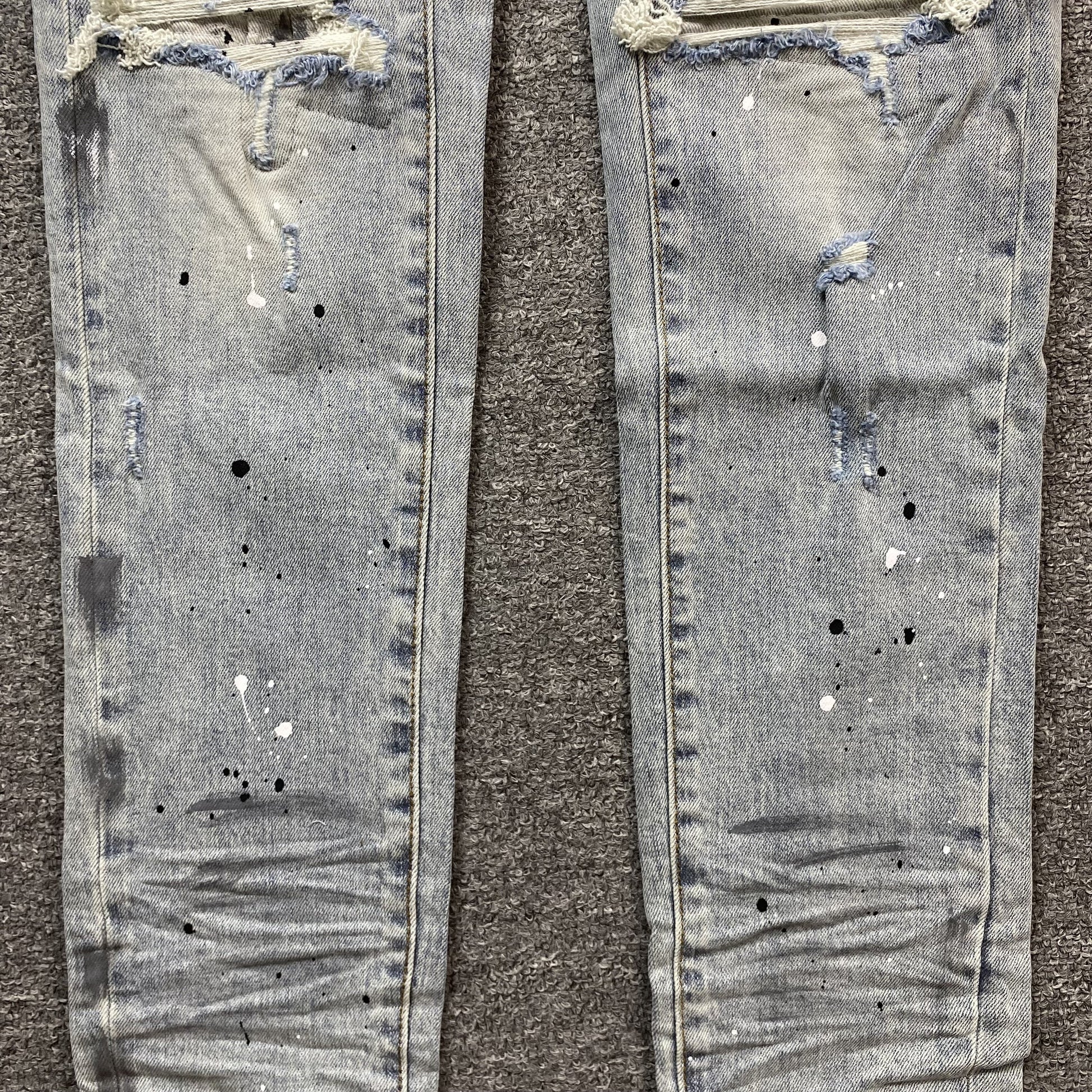 AMIRI MX1 PAINTER JEANS BLUE - Phantom Kicks