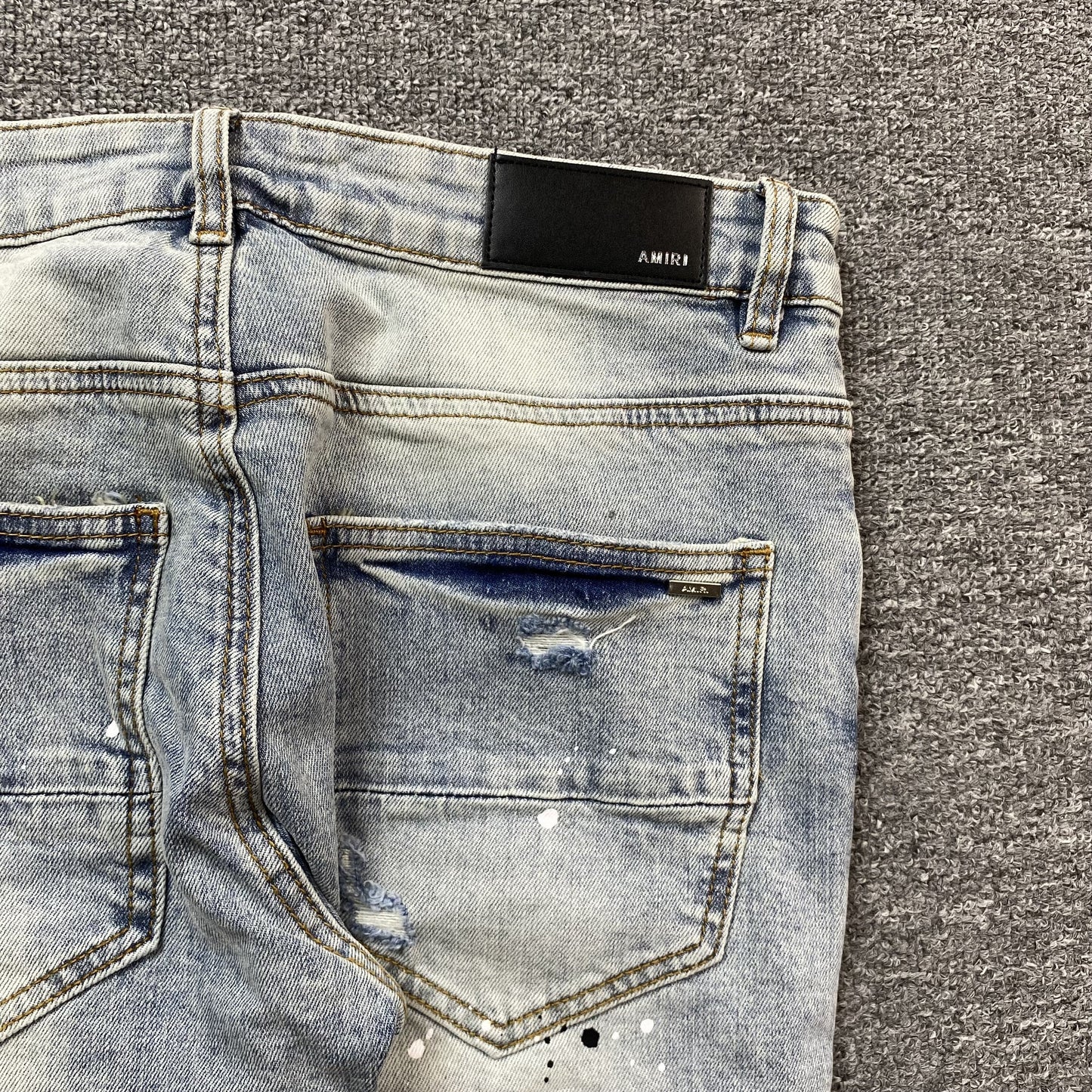 AMIRI MX1 PAINTER JEANS BLUE - Phantom Kicks