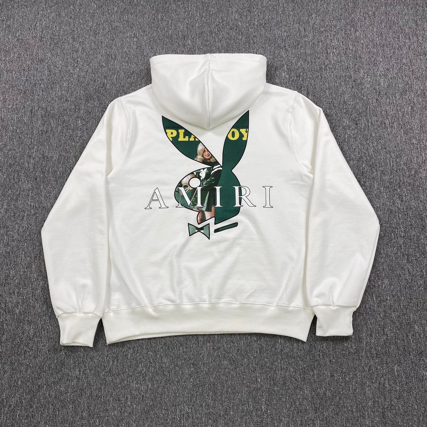 AMIRI PLAYBOY LOGO HOODIE WHITE GREEN - Phantom Kicks