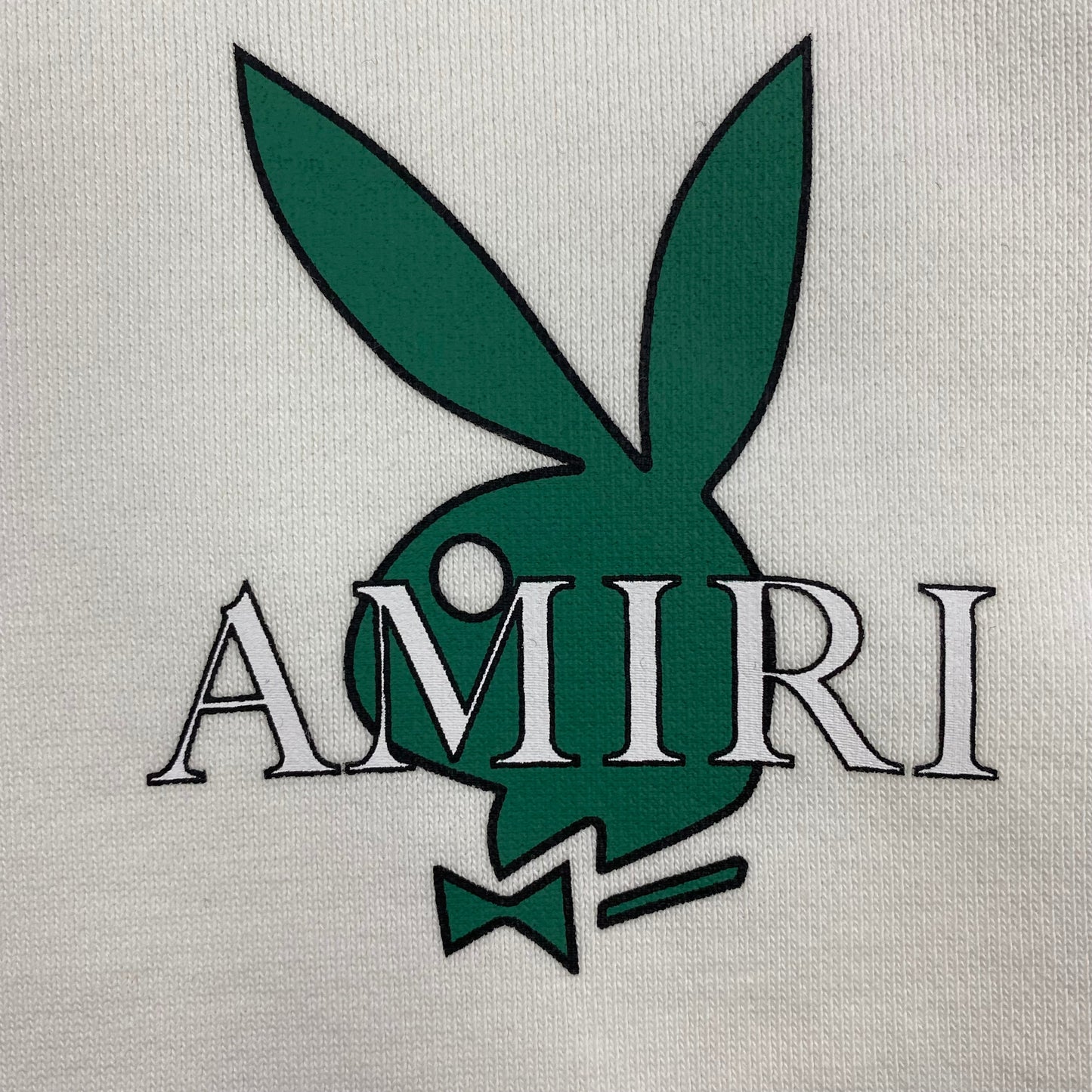 AMIRI PLAYBOY LOGO HOODIE WHITE GREEN - Phantom Kicks