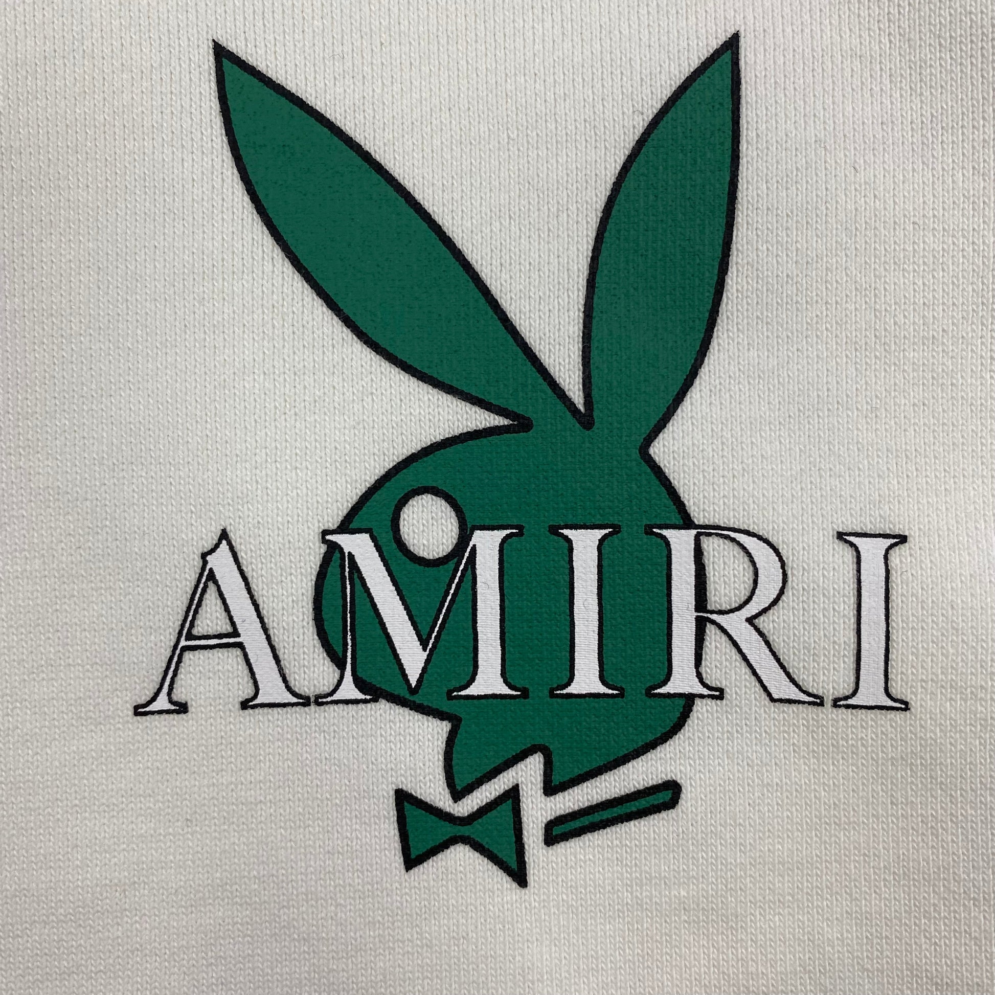 AMIRI PLAYBOY LOGO HOODIE WHITE GREEN - Phantom Kicks
