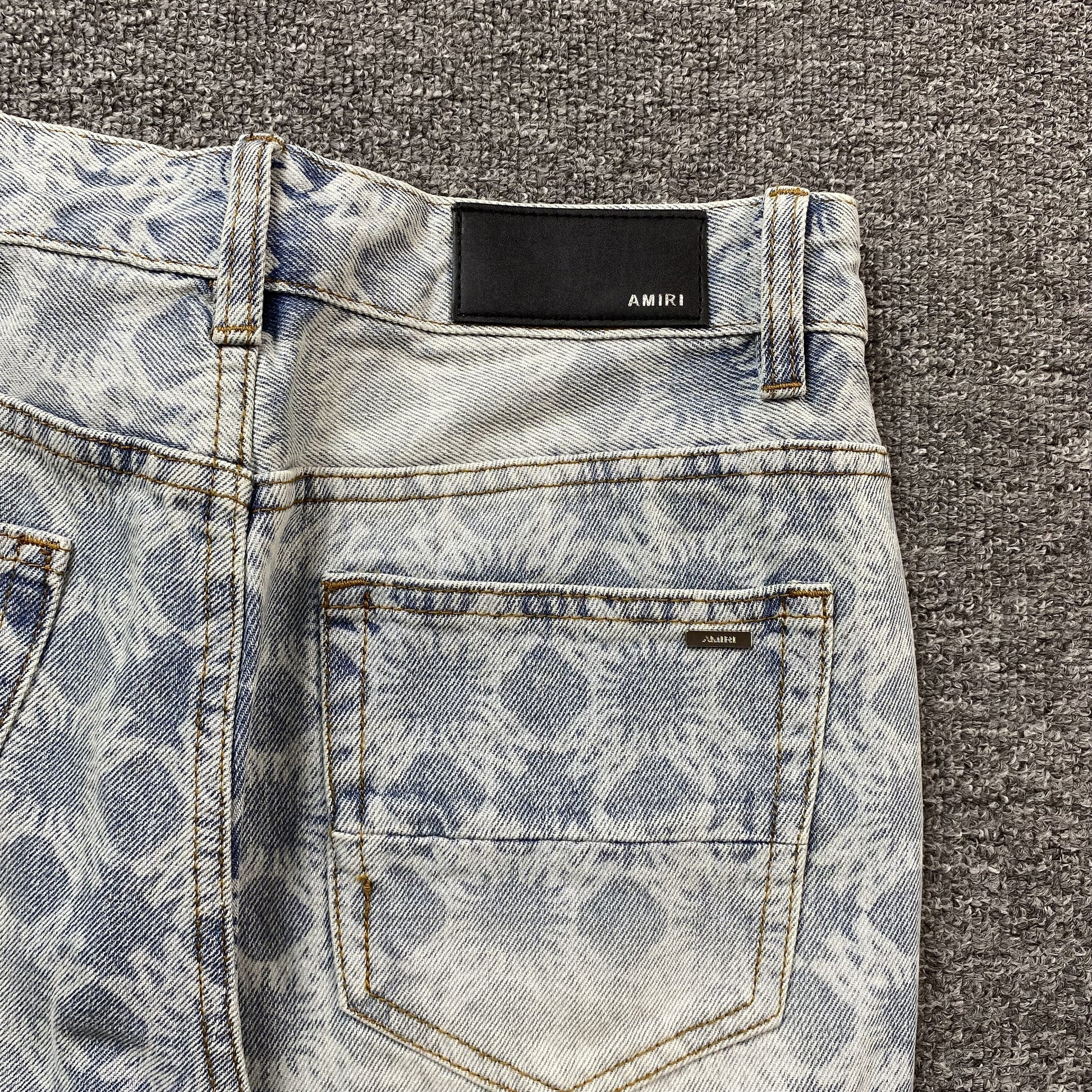 AMIRI QUAD JEANS BLUE - Phantom Kicks