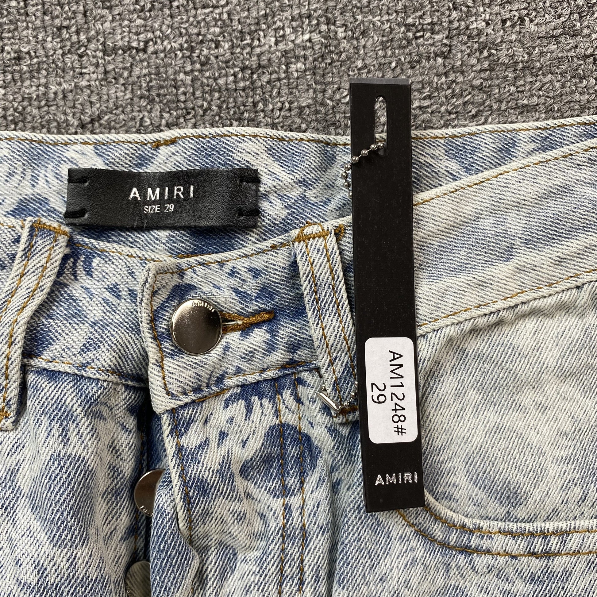 AMIRI QUAD JEANS BLUE - Phantom Kicks