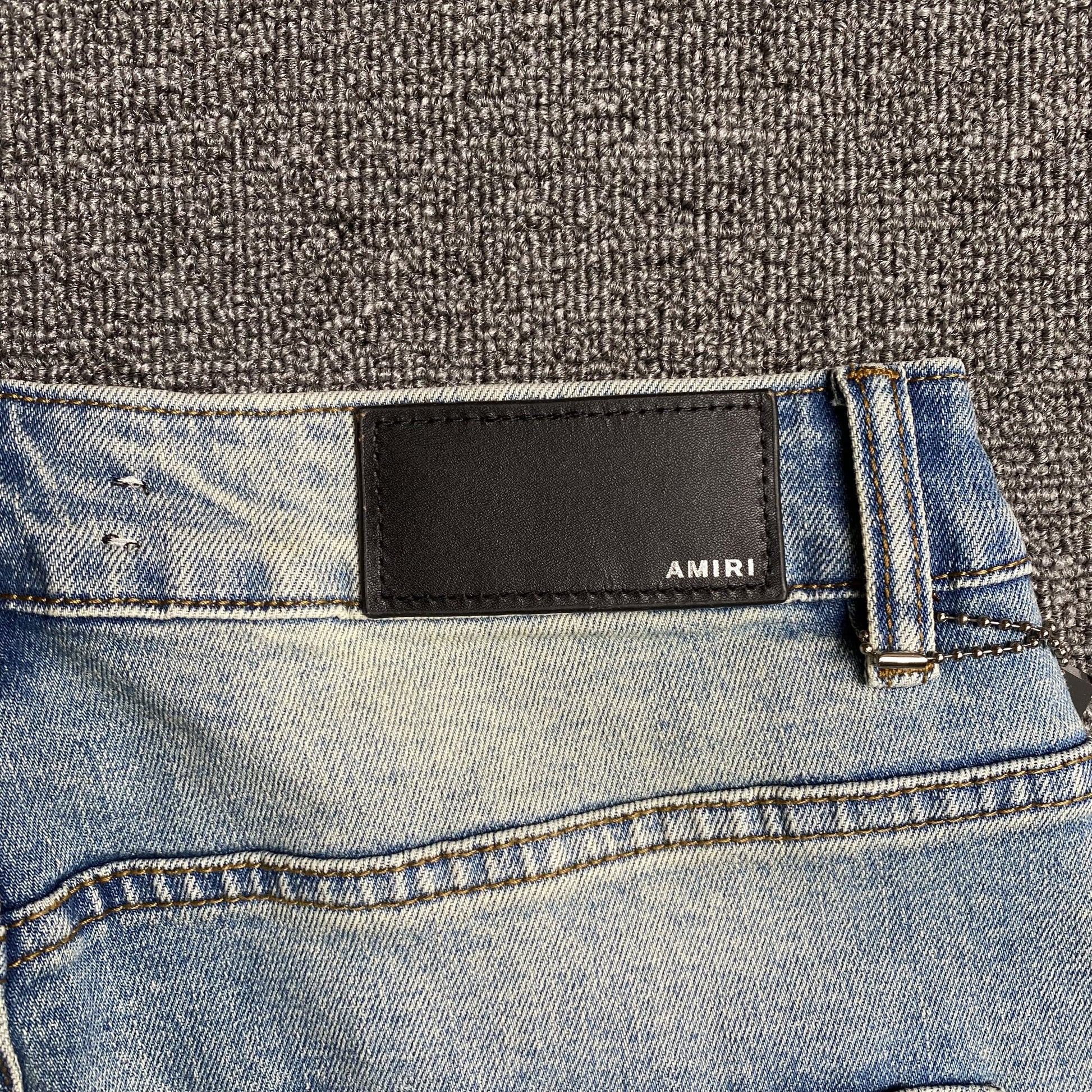 AMIRI VARSITY LOGO JEANS - Phantom Kicks