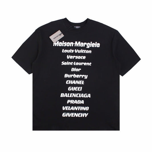 BALENCIAGA DESIGNER NAMES T-SHIRT BLACK - Phantom Kicks