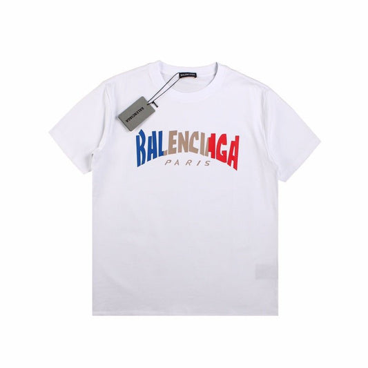 BALENCIAGA GRADIENT LOGO T-SHIRT WHITE - Phantom Kicks