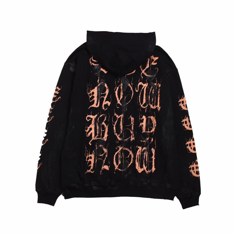 BALENCIAGA LOGO HOODIE BLACK - Phantom Kicks