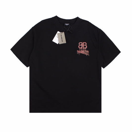 BALENCIAGA LOGO T-SHIRT BLACK - Phantom Kicks