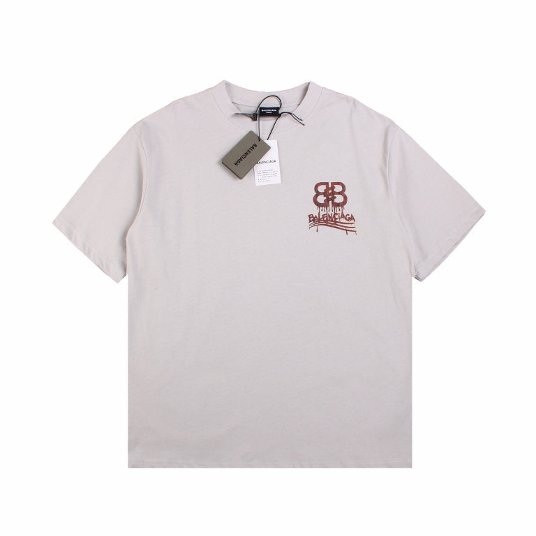 BALENCIAGA LOGO T-SHIRT GRAY - Phantom Kicks
