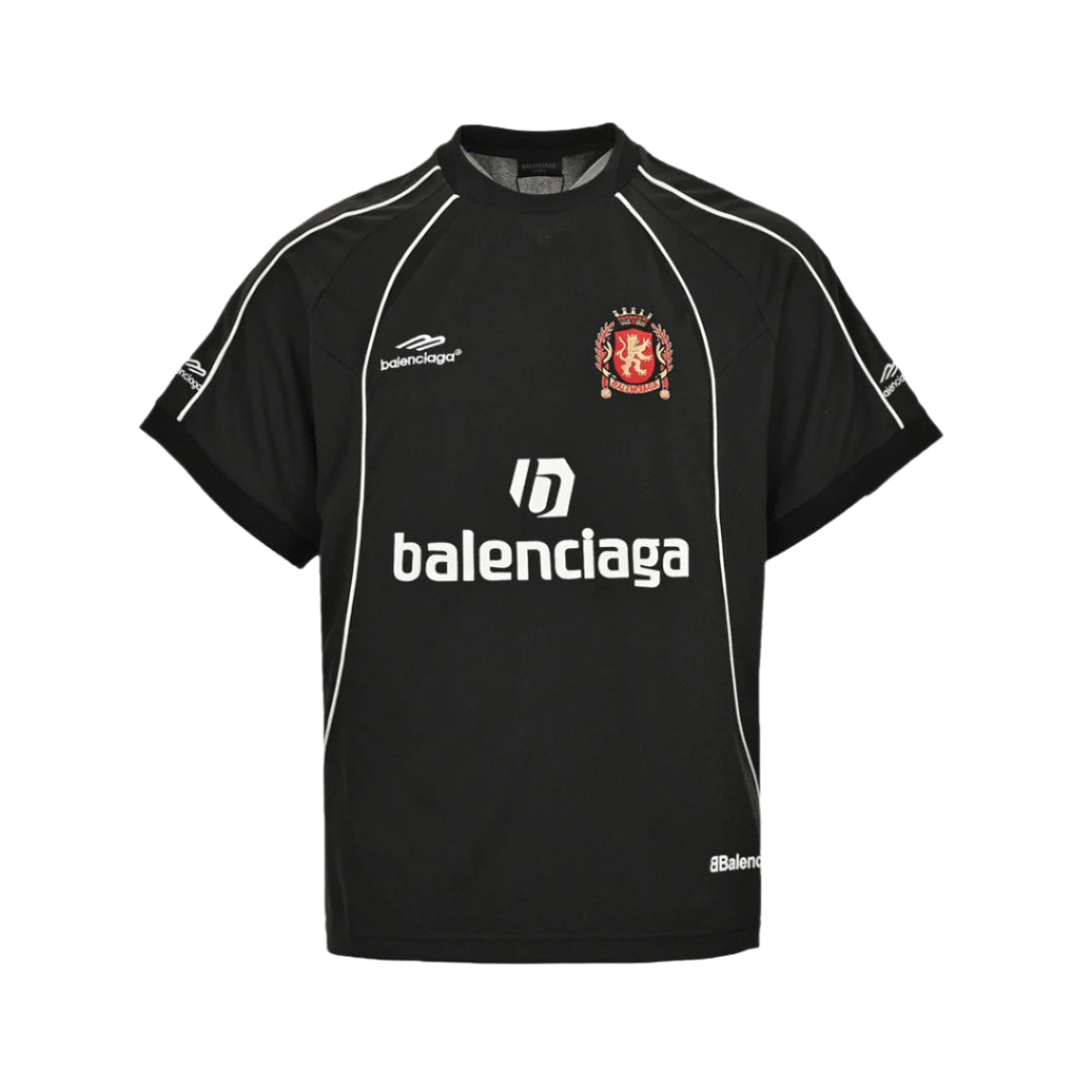 BALENCIAGA SOCCER LOGO T-SHIRT BLACK - Phantom Kicks