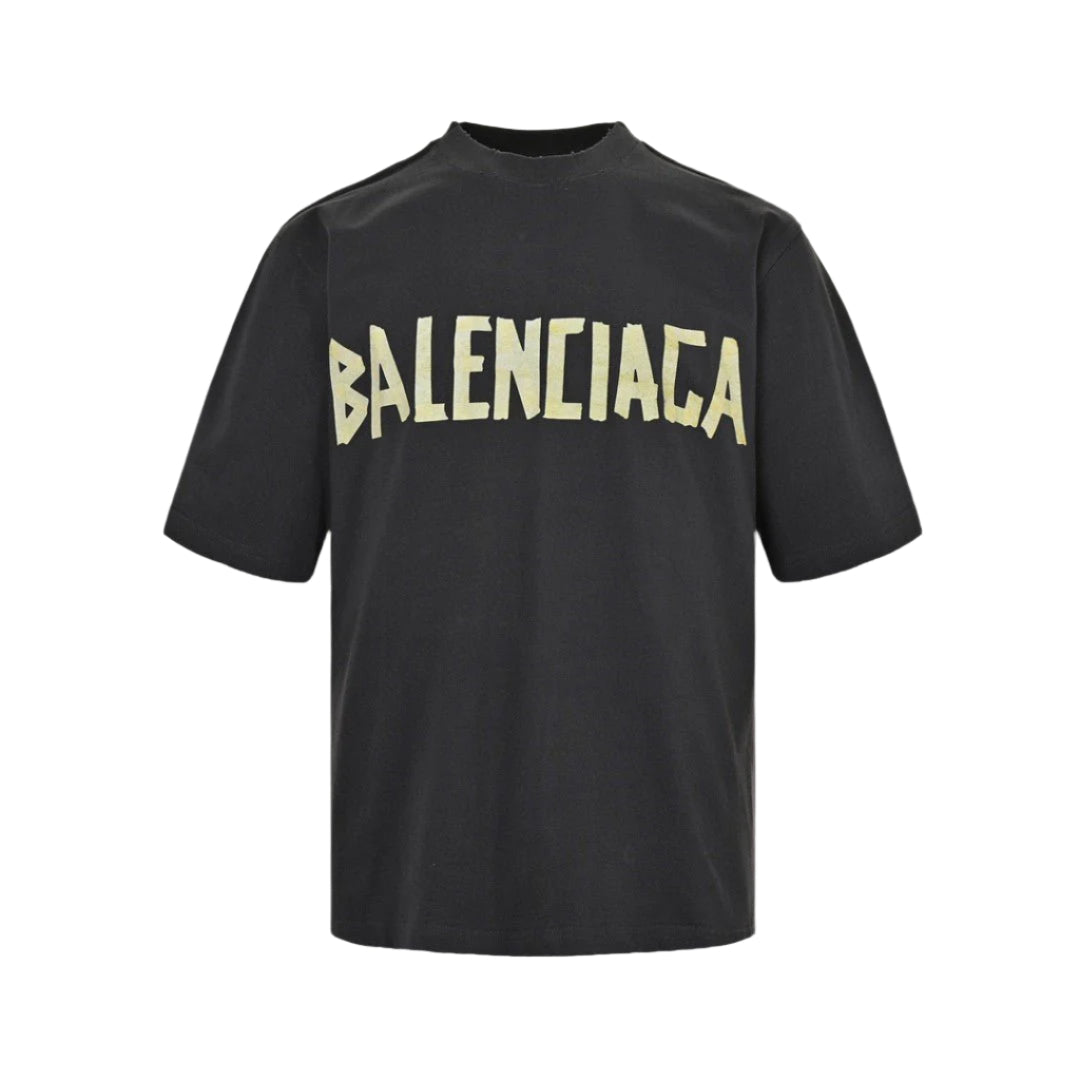 BALENCIAGA VINTAGE LOGO T-SHIRT BLACK - Phantom Kicks