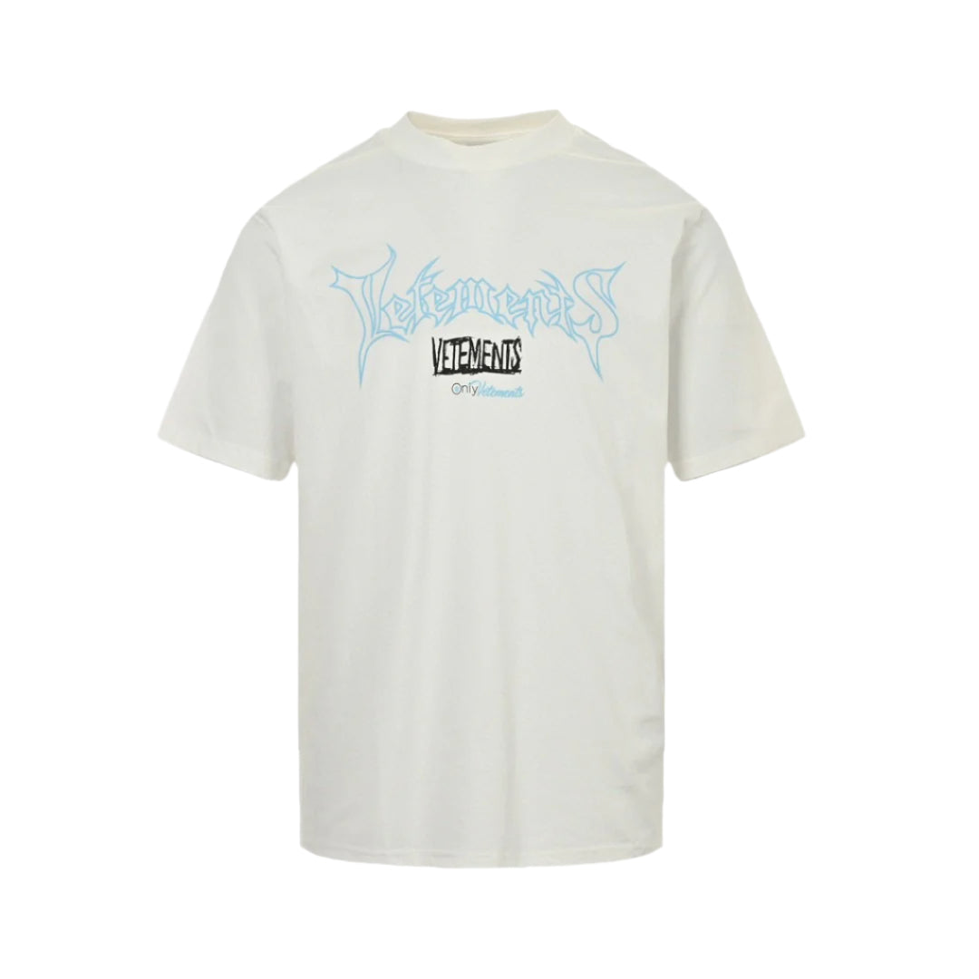 BALENCIAGA x VETEMENTS LOGO T-SHIRT WHITE - Phantom Kicks