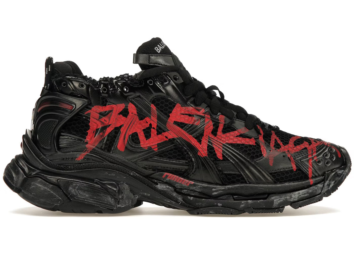 B Runner Black Graffiti