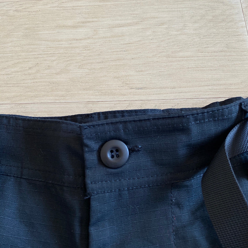 CORTEIZ ALCATRAZ CARGO PANTS BLACK/WHITE - Phantom Kicks