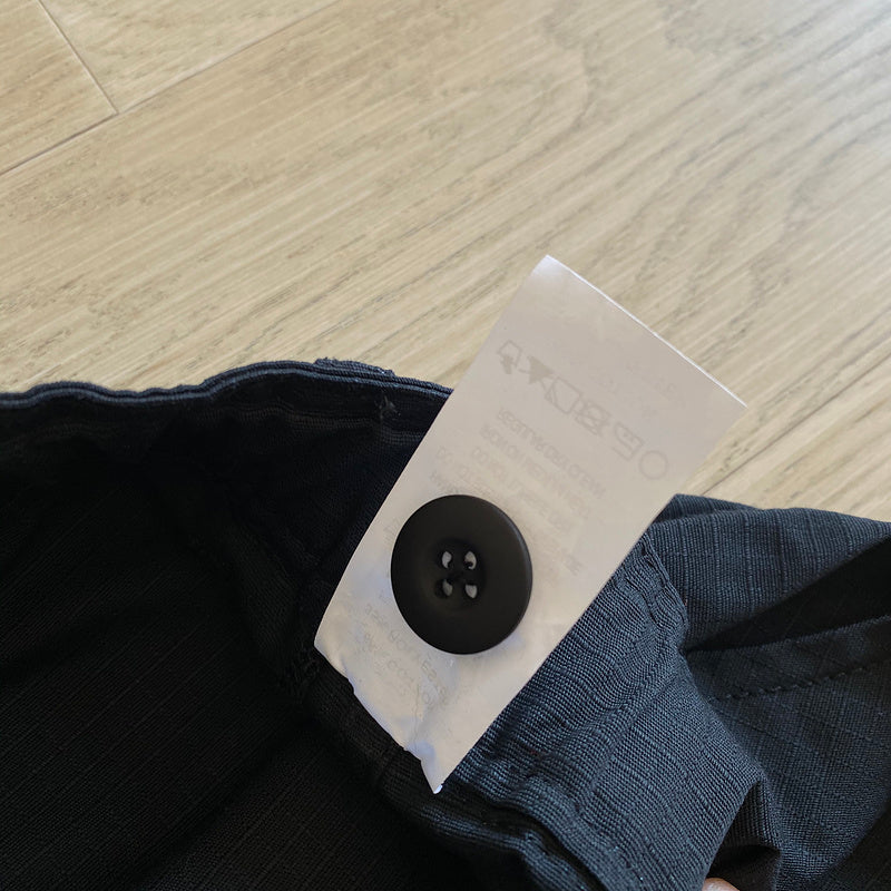 CORTEIZ ALCATRAZ CARGO PANTS BLACK/WHITE - Phantom Kicks