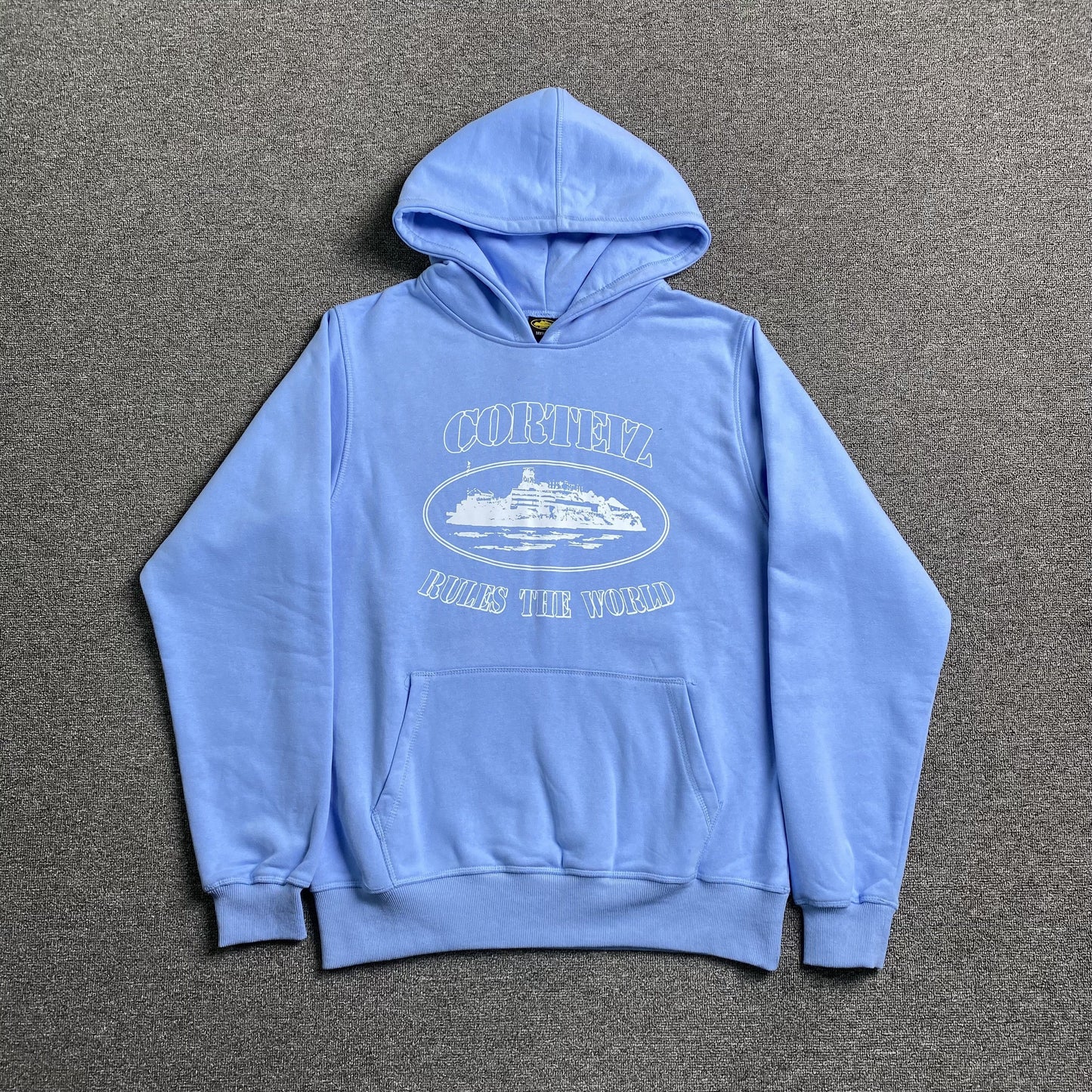 CORTEIZ ALCATRAZ HOODIE BABY BLU - Phantom Kicks