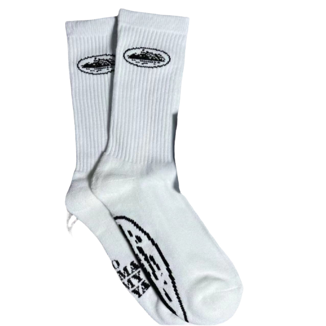 CORTEIZ ALCATRAZ SOCKS WHITE - Phantom Kicks